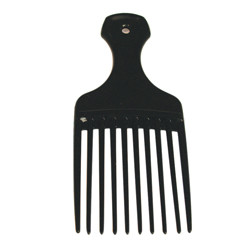 COMBS HAIR PICKS 5.5IN BLACK MADE USA (12EA/PK 48PK/CS) [100-C01P]