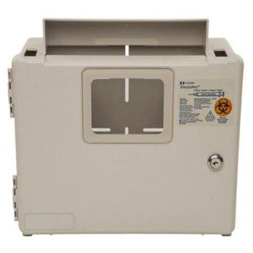 SHARPS CABINET WALL ENCLOSURE F/IN ROOM SHARPS CONT 2 & 5 QT (5/CS) [150-85165H]