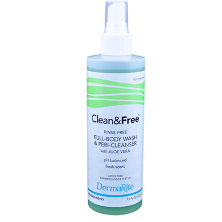 *USE - 100-SCC8-NR* SHAMPOOS HAIR & BODY NO RINSE W/ALOE 8OZ COMPLIANCE SOLN MADE USA (48/CS) [100-FE14]