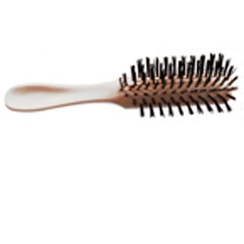 HAIRBRUSH ADULT NON-VENTED WHITE NYLON BRISTLES BULK (24/BX 12BX/CS) [100-HB01]