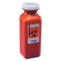 SHARPS CONTAINERS 1.5 QT TRANSPORTABLE RED (20/CS) [150-8909]
