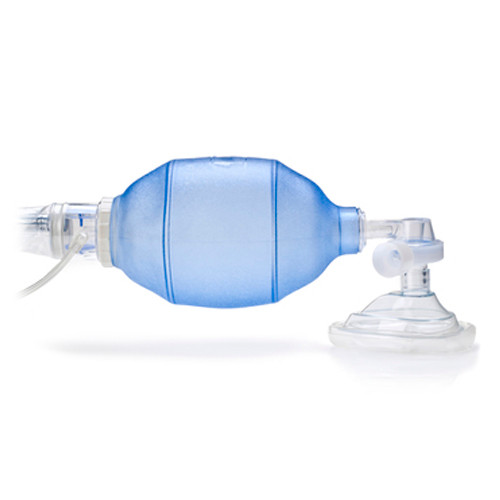 RESUSCITATORS MANUAL PULMONARY (MPR) AMBU PEDIATRIC DISP W/MASK & BAG W/FLOW DIVERTER (6/CS) [400-RB01D]