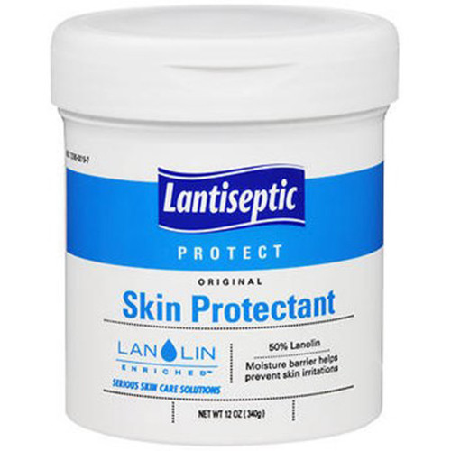 *USE - 100-FE81 or 500-BC4N1* BARRIERS SKIN CREAM W/LANOLIN 12OZ JAR LANTISEPTIC MADE USA (12/CS) [450-0311]