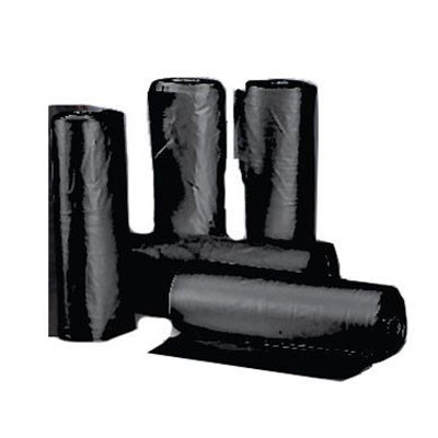 CANS TRASH LINERS 60 GAL BLACK 38IN X 58IN HD M22 MADE USA (15/RL 10RL/CS) [500-62STB-R]