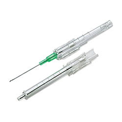 NEEDLES IV CATHETERS SAFETY DISP ST WINGED HUB 24GA X .625IN W/O DEHP LF PROTECTIV PLUS (50/BX 4BX/CS) [500-C24G-S]
