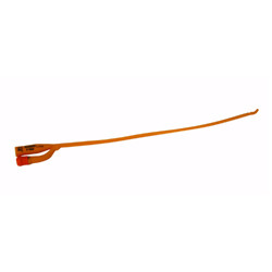 CATHETERS URETHRAL DISP ST INDWELLING LATEX PTFE COATED COUDE TIEMANN TIP GOLD 18FR 5CC W/O DEHP RUSCH (10/BX) [500-CC1805-TT]
