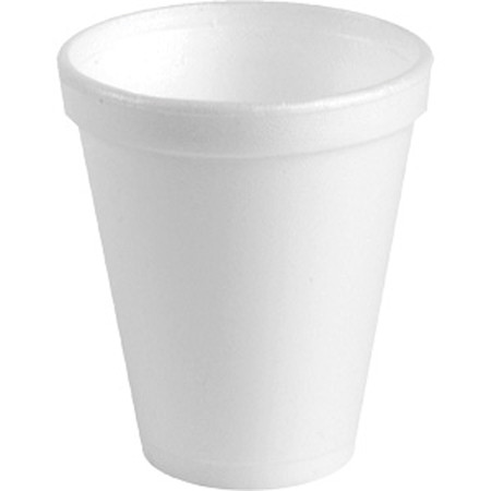 CUPS DRINKING FOAM DISP 8OZ WHITE DART (50/SL 20SL/CS 1000/CS) [500-FC08]