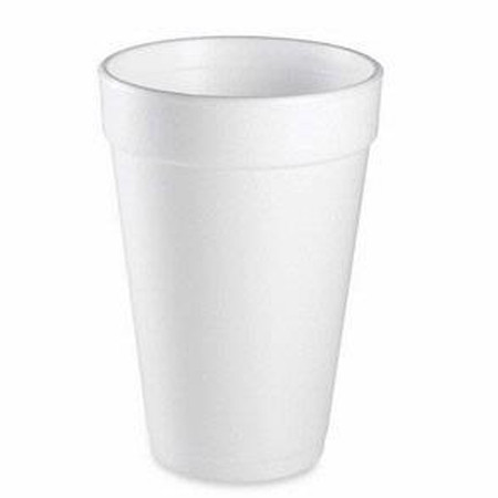 CUPS DRINKING FOAM DISP 16OZ WHITE WINCUP (25/SL 40SL/CS 1000/CS) [500-FC16]