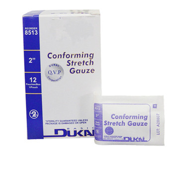 BANDAGES GAUZE ROLLS STRETCH LF NS 6IN X 4.1YD DUKAL (6/BX 8BX/CS) [500-GR6N]