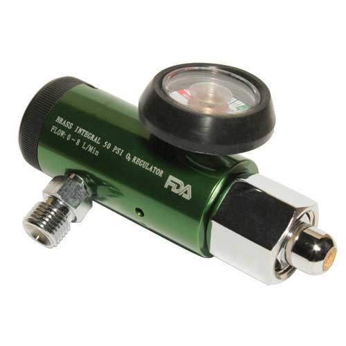OXYGEN TANK CYLINDER REGULATORS METERS CGA 540 0-8 LPM (EA) [500-HREG]