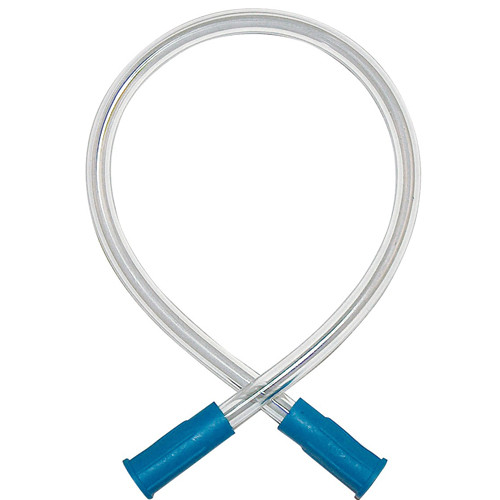 SUCTION TUBING ADAPTER/CONNECTOR NON-CONDUCTIVE DISP ST LF .1875IN ID X 10IN BLUE TIP DISP (EA) [400-SCT8]