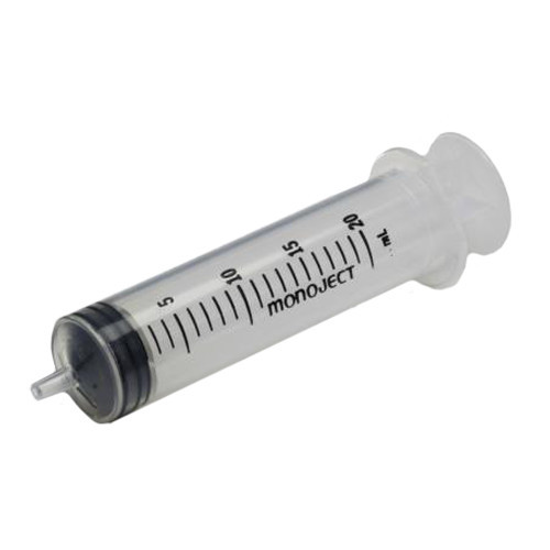 SYRINGES ONLY DISP ST LUER LOCK TIP 20CC MONOJECT (50/BX 6BX/CS) [150-520657]