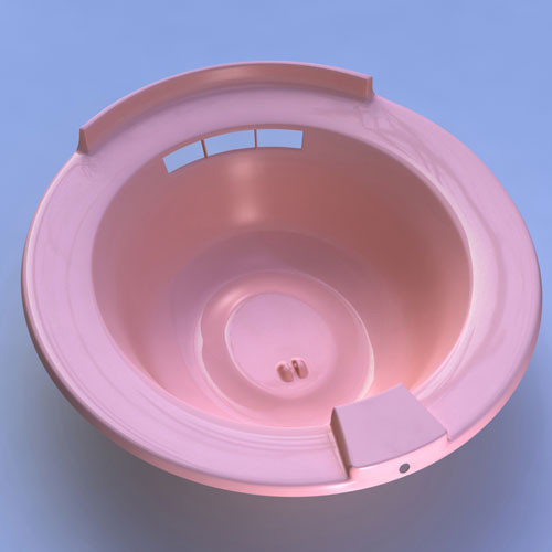 BATH SITZ 2000CC GRAD BAG 60IN CRIMP RESIST SHUT OFF CLAMP MAUVE (10/CS) [500-SB10T]