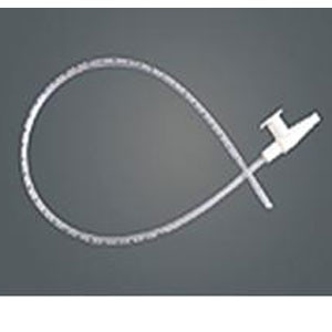 CATHETERS SUCTION TRACH OPEN W/CHIMNEY VALVE WHISTLE TIP GRAD MARKING DISP ST 12FR COIL PK WHITE (50/CS) [500-SC12]