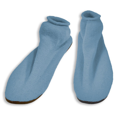 SLIPPERS TERRY TREADS W/SOLE MD VALUE COMPLIANCE SOLN (12PR/CS) [500-SL02]