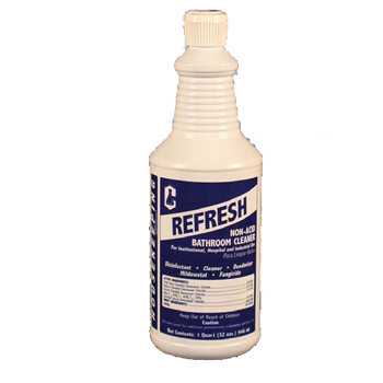 CLEANERS RESTROOM DISINFECTANT & TOILET BOWL MILD NON-ACID RTU 32OZ REFRESH MADE USA (12/CS) [500-TBC1]