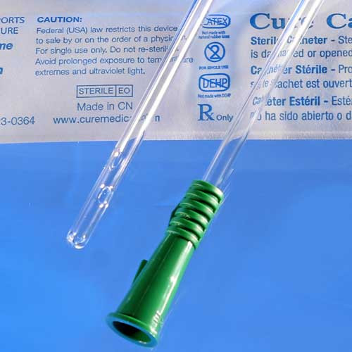 CATHETERS URETHRAL DISP ST INTERMITTENT PVC STRAIGHT TIP LF 14FR 16IN W/O BPA DEHP (30/BX 10BX/CS) [500-UC14]