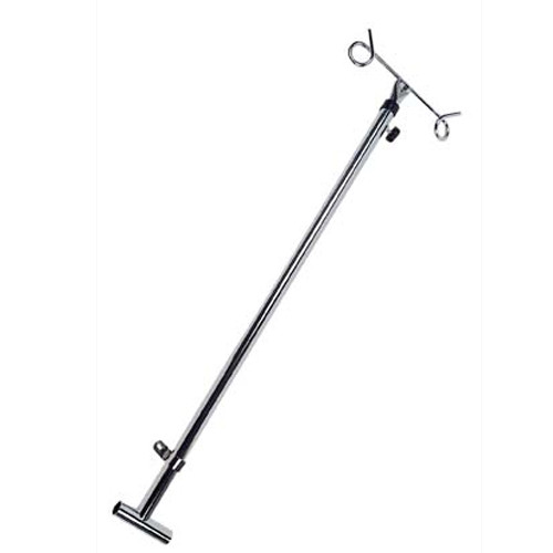 WHEELCHAIR ACCESSORIES IV POLES 2 HOOK W/MOUNTING BRACKET (EA) [500-WCIV]