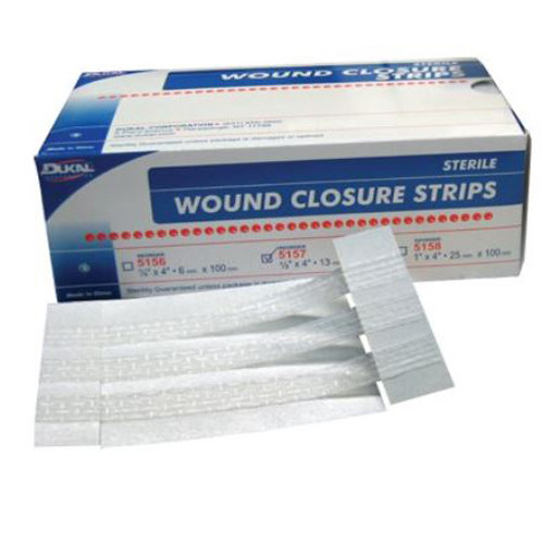 BANDAGES WOUND CLOSURE STRIPS .25IN X 3IN (3/PK 50PK/BX 4BX/CS) [500-WCS3]