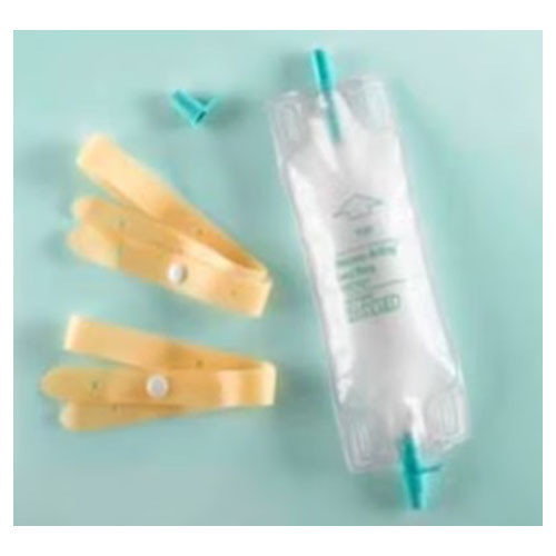 LEG BAGS FABRIC STRAPS ANTI-REFLUX VALVE FLIP-FLO LF 32OZ 900ML DISPOZ-A-BAG (50/CS) [BU150732]