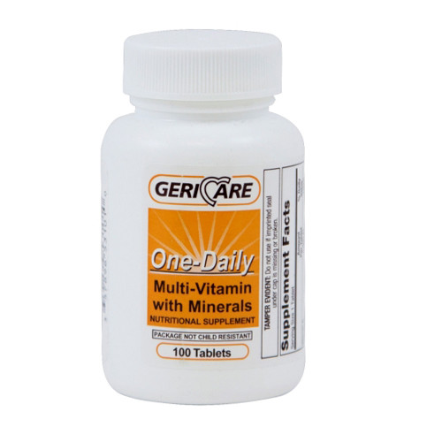 SUPPLEMENTS VITAMINS MULTI W/MINERALS TABLETS MADE USA (100/BTL 12/CS) [PH045]