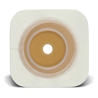 OSTOMY WAFER CUT-TO-FIT 4IN X 4IN W/1 1/2IN FLANGE W/DURAHESIVE WHITE SUR-FIT NATURA (10/BX 10BX/CS) [CVT4131-65]