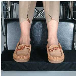 WHEELCHAIR ACCESSORIES FOOTRESTS EXTENDER W/LEGREST PAD 2IN F/ 16IN-20IN (EA) [500-FRLR-EXT]