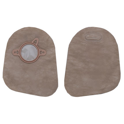 OSTOMY PCH 2PC CLOSED PRE-SIZED 1 3/4IN MINI BEIGE NEW IMAGE (60/BX 6BX/CS) [HOL18392]