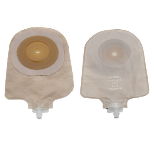 UROSTOMY PCH 1PC DRAIN CUT-TO-FIT W/ADAPTER LF UP TO 2IN TRANS PREMIER (5/BX 24BX/CS) [HOL84711]