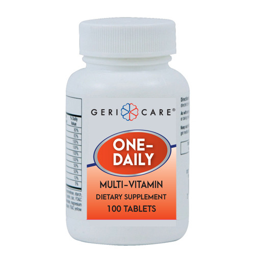 SUPPLEMENTS VITAMINS MULTI TABLET COMPARE TO ONE A DAY MADE USA (100/BTL 12/CS) [PH041]