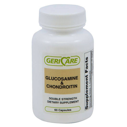 SUPPLEMENTS GLUCOSAMINE & CHONDROITIN 500/400MG CAPSULES DOUBLE STRENGTH MADE USA (60/BTL12/CS) [PH138]