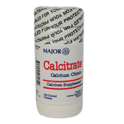 SUPPLEMENTS MINERALS CALCIUM CITRATE 950MG TABLETS CALCITRATE COMPARE TO CITRACAL MADE USA (100/BTL 24/CS) [PH140]
