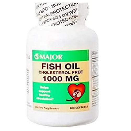SUPPLEMENTS FISH OIL OMEGA 3 FATTY ACID 1000MG SOFTGELS MADE USA (100/BTL) [PH171]