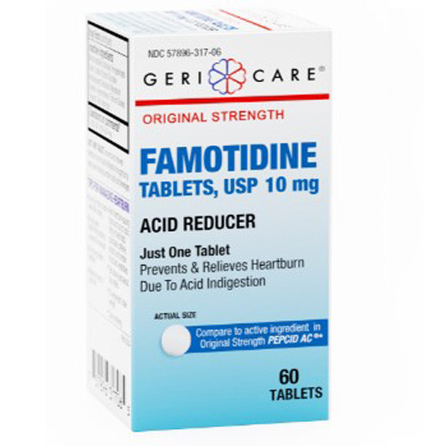 ANTACIDS FAMOTIDINE 10MG TABLETS COMPARE TO PEPCID AC (60/BX) [PH172]