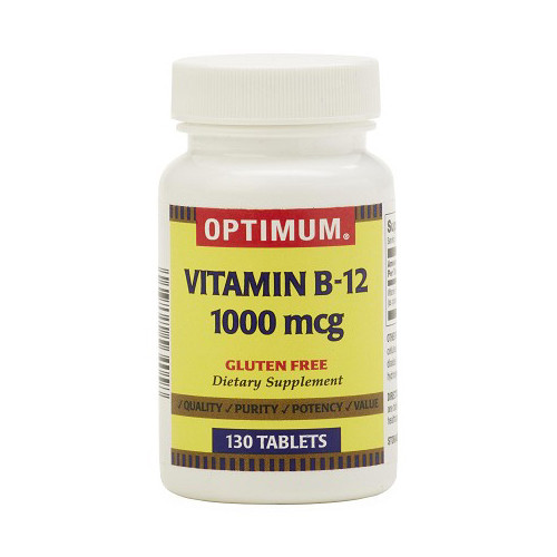 SUPPLEMENTS VITAMINS B-12 1000MCG TABLETS MADE USA (130/BTL) [PH211]