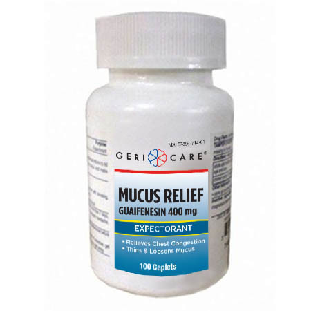 GUAIFENESIN EXPECTORANT 400MG TABLETS COMPARE TO MUCINEX MADE USA (100/BTL 12/CS) [PH238]