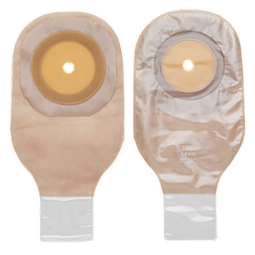 OSTOMY PCH 1PC DRAIN CUT-TO-FIT UP TO 2 1/2IN W/FLEXTEND ULTRA CLEAR PREMIER (10/BX 24BX/CS) [HOL8651]