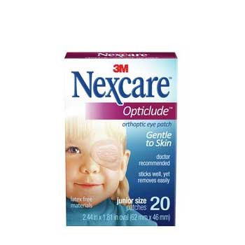 DRESSINGS EYE PATCH F/AMBLYOPIA PEDIATRIC OPTICLUDE (20/BX 36BX/CS) [3M1539]