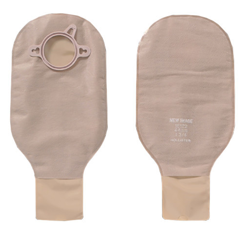 OSTOMY PCH 2PC DRAIN PRE-SIZED 1 3/4IN BEIGE LOCK 'N ROLL NEW IMAGE (10/BX 24BX/CS) [HOL18122]