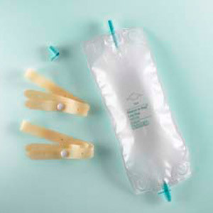 LEG BAGS LATEX STRAPS RUBBER CAP VALVE 32OZ 946ML DISPOZ-A-BAG (48/CS) [BU150103]