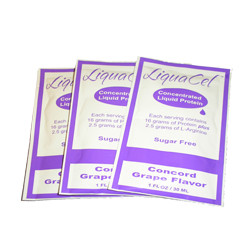 NUTRITIONALS LIQUACEL PROTEIN LIQ W/ARGININE 1OZ PKT SUGAR FREE GRAPE LIQUACEL (100PKT/CS) [261-GH95]