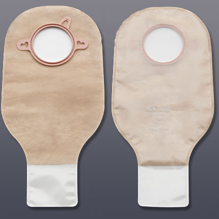 OSTOMY PCH 2PC DRAIN PRE-SIZED 1 3/4IN ULTRA CLEAR NEW IMAGE (10/BX 24BX/CS) [HOL18172]
