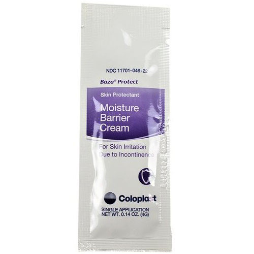 BARRIERS SKIN CREAM W/DIMETHICONE & ZINC 4GM PKT BAZA (300PKT/CS) [122-COI1873]