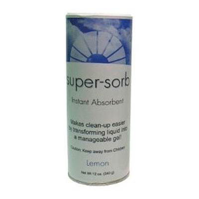DEODORANT SUPERSORB POWDER LIQUID SPILL ABSORBENT 12OZ (6/CS) [FRS614SS]