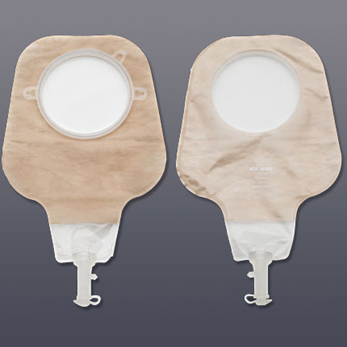 OSTOMY PCH 2PC DRAIN PRE-SIZED HIGH OUTPUT 2 1/4IN ULTRA CLEAR RED NEW IMAGE (10/BX 12BX/CS) [HOL18013]
