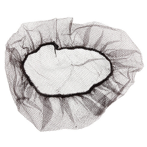 HAIR NET NYLON 21IN DARK BROWN (100/PK) [500-HNET]