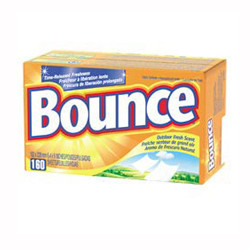 LAUNDRY FABRIC SOFTENER SHEETS FRESH BOUNCE (160/BX 6BX/CS) [PGC80168-BX]