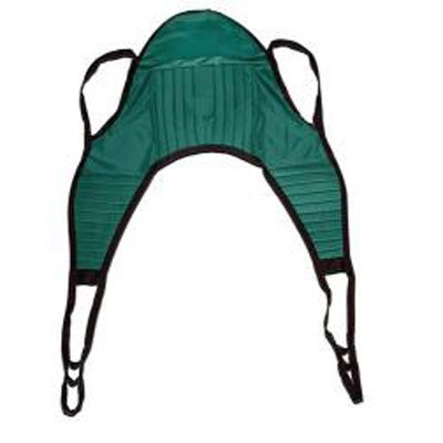 LIFTS SLINGS SOLID POLYESTER 4 POINT PADDED U SHAPE W/HEADREST 600LB CAP XL F/HOYER HPL402 (EA) [076-70010]
