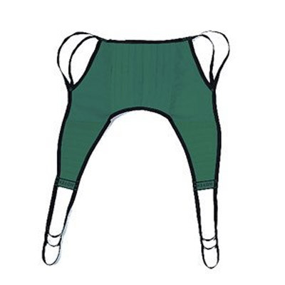 LIFTS SLINGS SOLID POLYESTER 4 OR 6 POINT PADDED U SHAPE 600LB CAP SM F/HOYER HPL402 (EA) [076-70003]