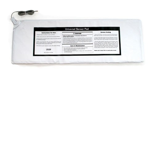 ALARMS BED SENSOR PAD F/SENTRY 10IN X 28IN 45 DAY UNIV MOISTURE RESISTANT COMPLIANCE SOLN (10/CS) [600-ALPBP-45]